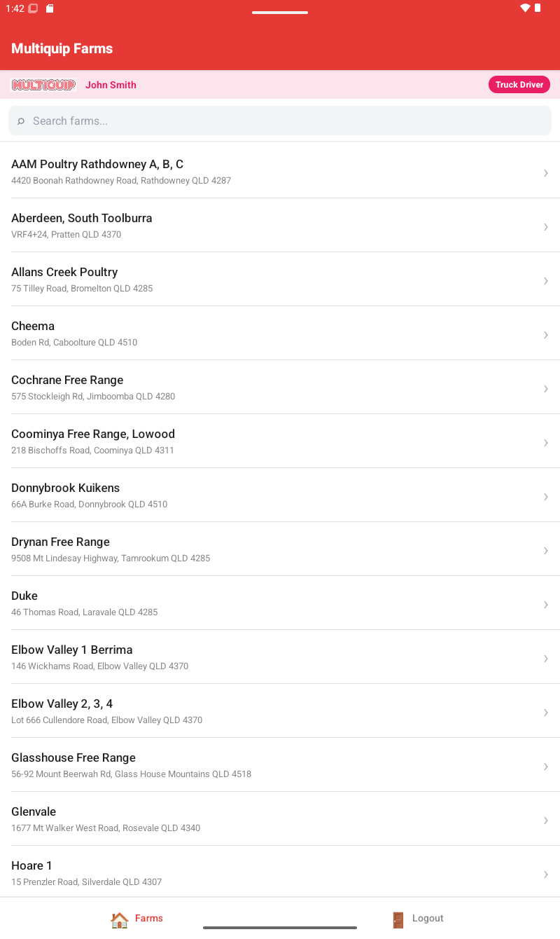 Farm list